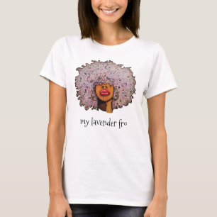 Lavendel för grundläggande T-tröja Tee Shirt