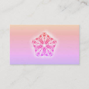 Lavendel för persika för Mandala för *~*Ombre Visitkort