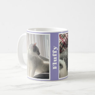 Lavendel foton och namn kaffemugg