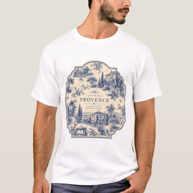 Lavendel från Provence t-shirt (Framsida)