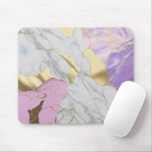 Lavendel & Guld Marmor Luxe Musmatta