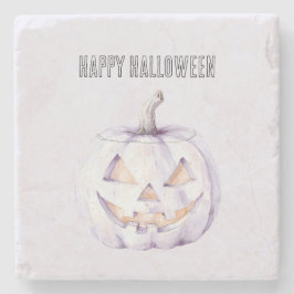 Lavendel Halloween Pumpa Stenunderlägg