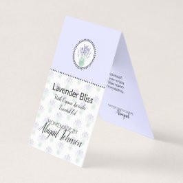 Lavendel Hemmagjord Bad & Kropps Etikett | Present Kort