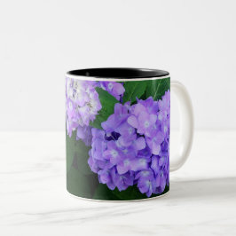 Lavendel Hydrangea Två-Tonad Mugg