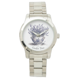 Lavendel i Delft Blått Armbandsur
