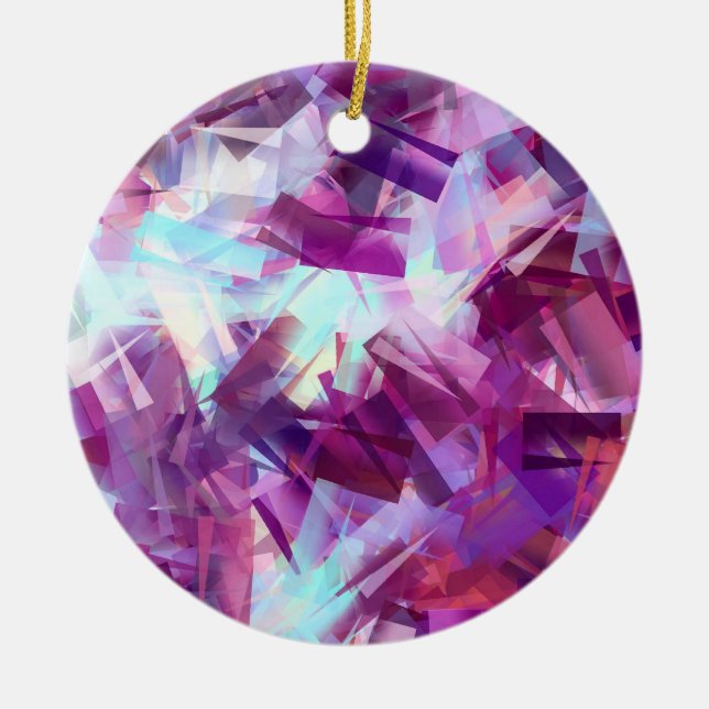 LAVENDEL JULGRANSPRYDNAD KERAMIK (Framsidan)