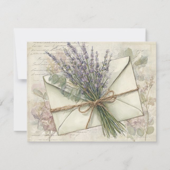 Lavendel  julkort (Framsida)