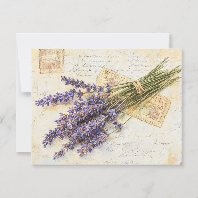 Lavendel  julkort (Framsida)
