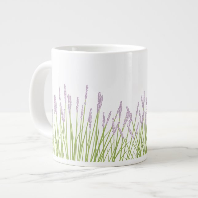 Lavendel Jumbo Mugg (Framsida vänster)