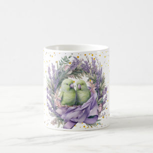 Lavendel Kärlingar Kaffemugg
