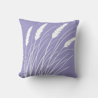 lavendel kastkudde med strandgräsdesign kudde