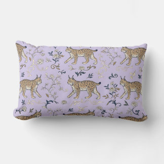 Lavendel Ländryggkudde Chinoiserie Design Lumbarkudde