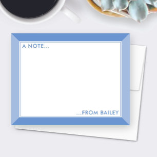 Lavendel Lila 2-Tons Flickor Brevpapper Sött Anteckningskort