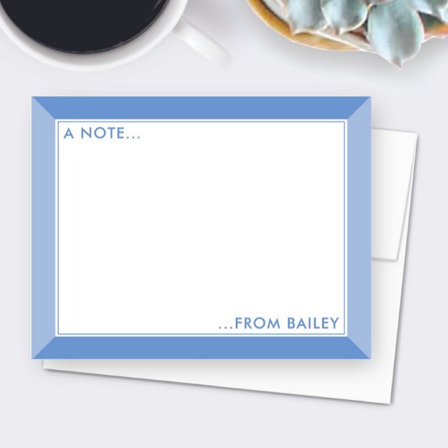 Lavendel Lila 2-Tons Flickor Brevpapper Sött Anteckningskort (Skapare uppladdad)