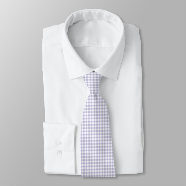 Lavendel Lila Gingham Slips (Bunden)