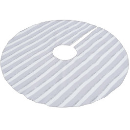 Lavendel Lila Glitterränder Jul Julgransmatta Borstad Polyester