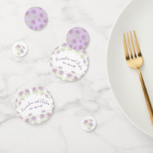 Lavendel Lila Ros Bröllop