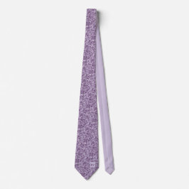 Lavendel Lila Utsmyckad Blommig Bockelstav Slips