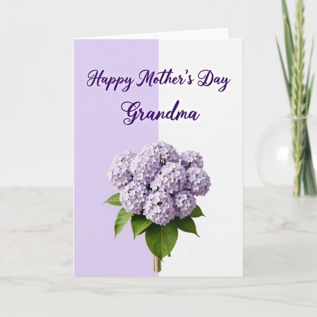 Lavendel Mamma Mors Dag Kort (Framsida)