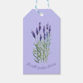 Lavendel, märkre presentetikett