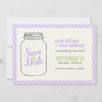 Lavendel Masonburk Monogram Spara Datumet