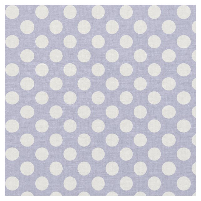 Lavendel med vitPolka pricker tyg (Närbild)