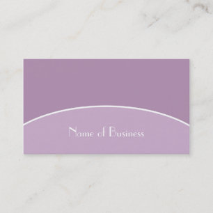 Lavendel minimalistisk valvdesign visitkort