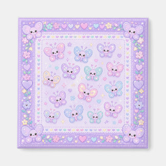 Lavendel mysiga varelser magnet