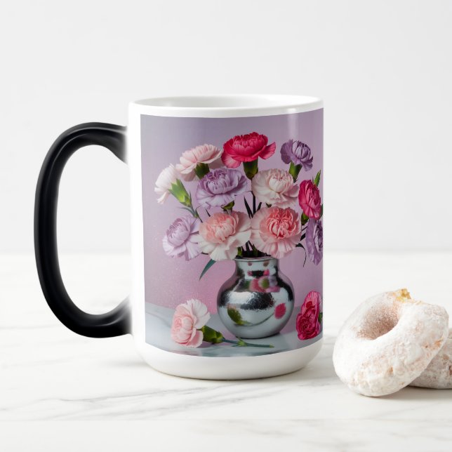 Lavendel Nejlikor Föränderlig Mugg (Med munk)