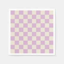 Lavendel och Benvit schackbräde