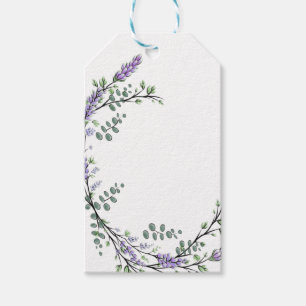 Lavendel och Eukalyptus Presentetikett
