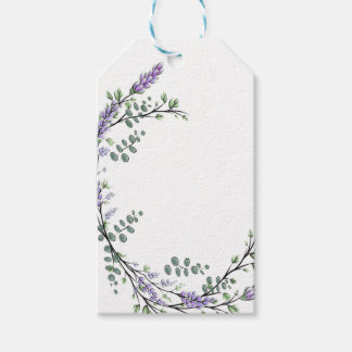 Lavendel och Eukalyptus Presentetikett