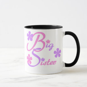 Lavendel och rosastorasyster mugg