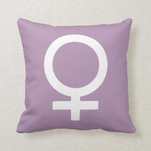 Lavendel ört kvinnlig symbol kudde