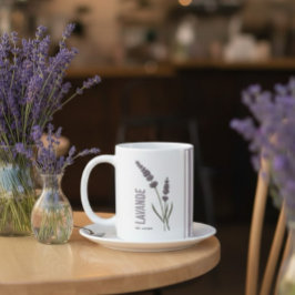 Lavendel öst. Natur Kaffemugg