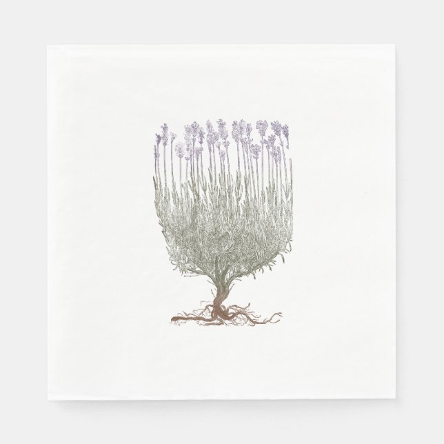 Lavendel Pappersservett (Framsidan)