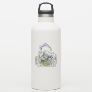 Lavendel påskharen, ägg och korg klistermärken