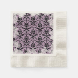 Lavendel Pastell Mjuk Grunge Tekapnappar Pappersservett