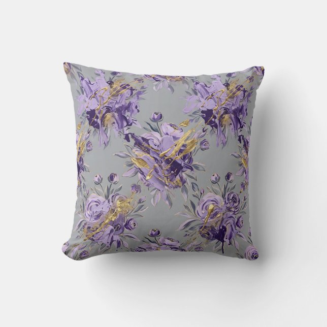 Lavendel Ranunculus Kastkudde Kudde (Framsida)