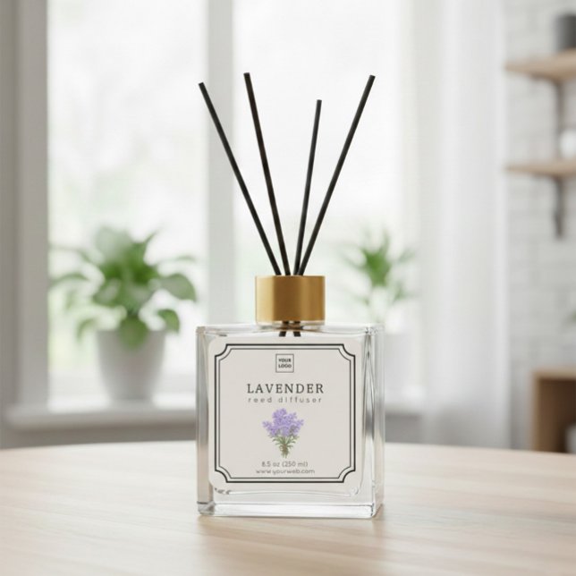 Lavendel Reed Diffusor Etikett (Skapare uppladdad)