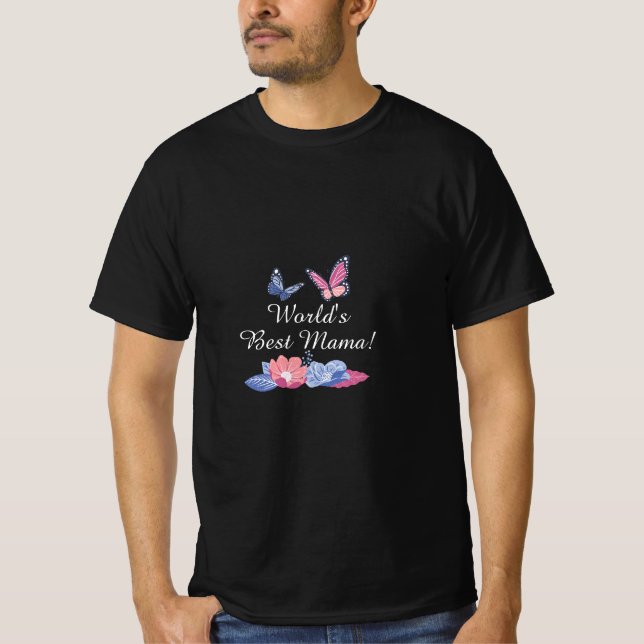 Lavendel Rosa Personlig Isolerad T-Shirt (Framsida)