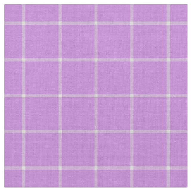 Lavendel Rosa Rutigt Gingham Rutmönster Tyg (Närbild)