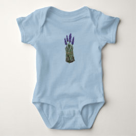 Lavendel Salvia Knippe Baby Bodysuit | Boho T Shirt