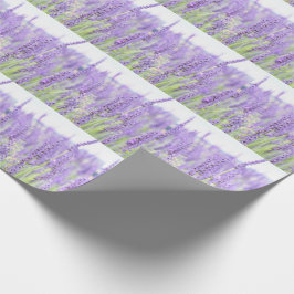 Lavendel sätter in fotografi, olika gåvor presentpapper