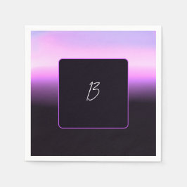 Lavendel Solnedgång Pappersservett