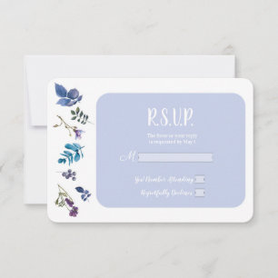 Lavendel Syren Lila Iris Vårblomma RSVP OSA Kort