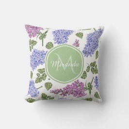 Lavendel Syrlilje Monogram Kudde