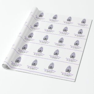 Lavendel Tårta-Personifierad 16th födelsedag Presentpapper