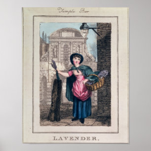 Lavendel tempelpub, från 'skrik av London Poster
