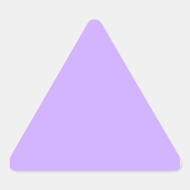 Lavendel Triangelformat Klistermärke (Framsida)